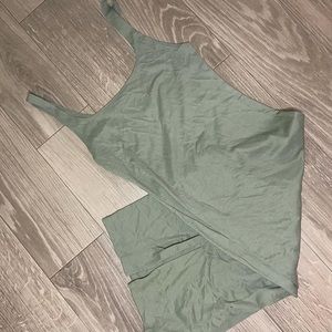 Zara Green Sleeveless Dress